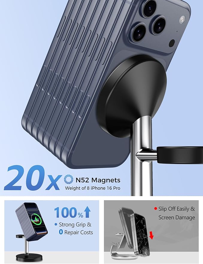 2026 3 in 1 Wireless Charging Station Compatible - Image 4