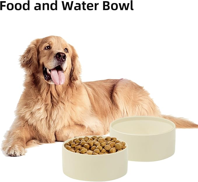 Ceramic 7.3inch Dog Bowl, Food and Water Bowl - Image 5