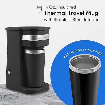 Elite Gourmet EHC113 Personal Single-Serve Compact Coffee Maker Brewer Includes - Image 6