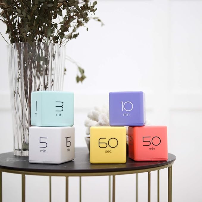 mooas Cube Timer, Timers Cube Flip Block Timers Productivity Gravity Sensor - Image 6