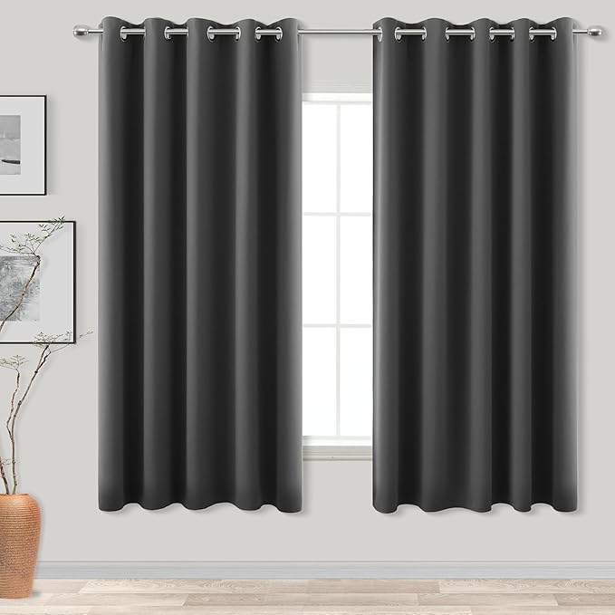 KOUFALL Blackout Curtains for Living Room 63 Inch Length, Extra Wide 72 Inches by KOUFALL