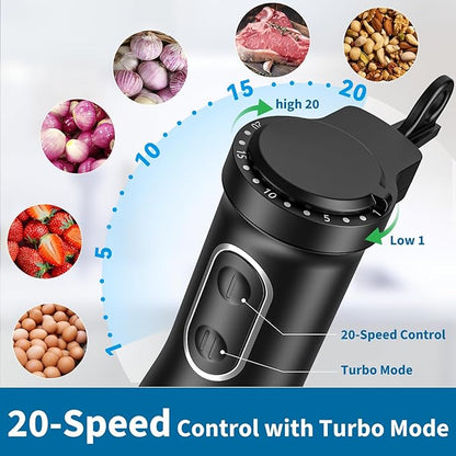 LINKChef 4 in 1 Immersion Blender Handheld, 800W - Image 4