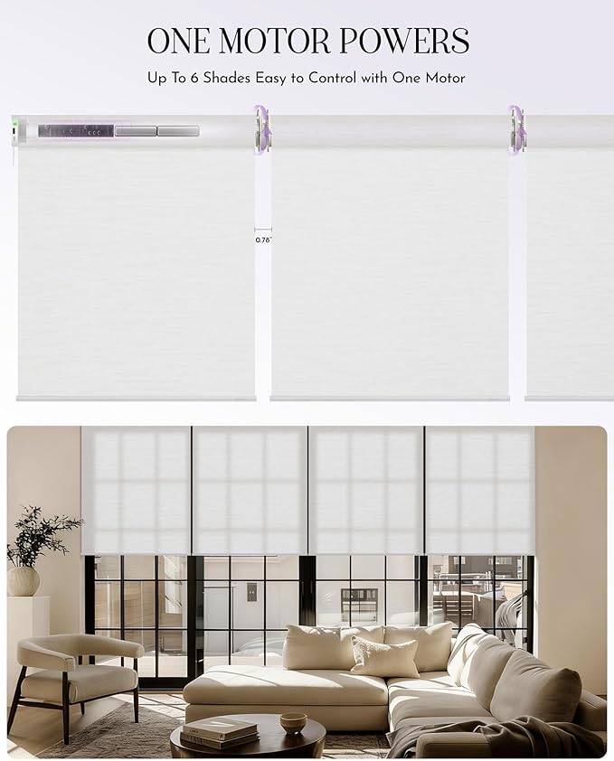 Graywind Smart Coupled Roller Shades Compatible - Image 2