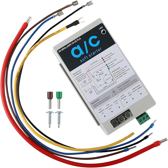 AC soft start module Fit for 4-7 ton air conditioning units, features reverse by Unknown