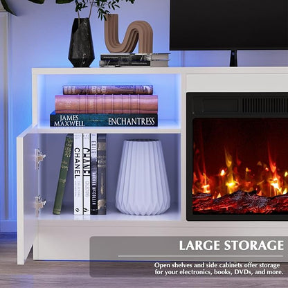 Lemberi Fireplace TV Stand - Image 6