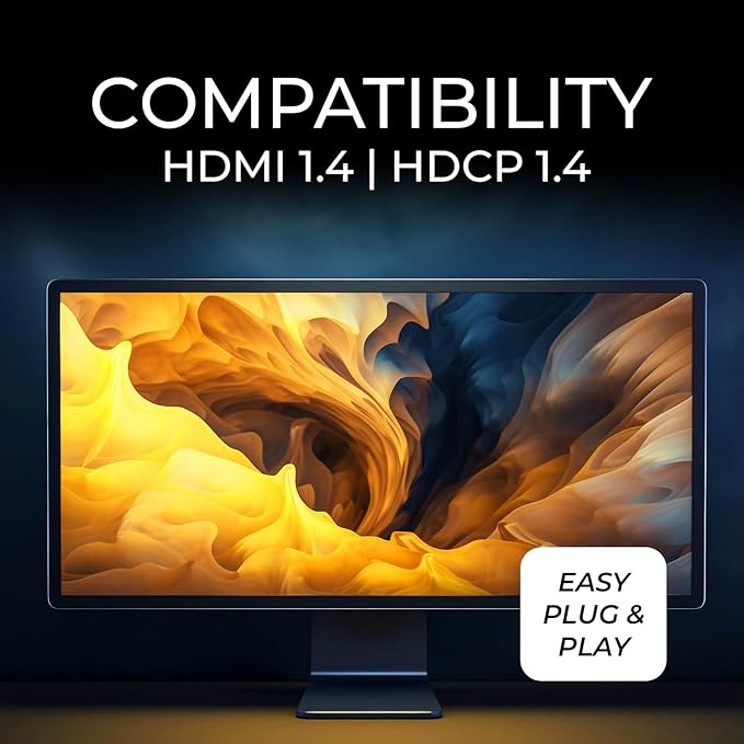 OREI 4K HDMI Extender Over IP CAT6-4K@30Hz One to Many Upto 400 Feet, Loop Out - Image 7