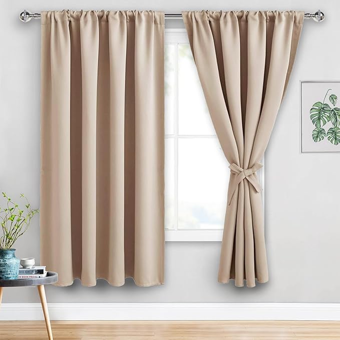 JIUZHEN Blackout Curtains for Bedroom by JIUZHEN