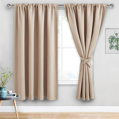 JIUZHEN Blackout Curtains for Bedroom by JIUZHEN