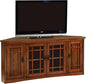 Leick Home 60 in Corner TV Stand, Solid Wood, Adjustable Shelves, Easy Assembly by LeickFurniture