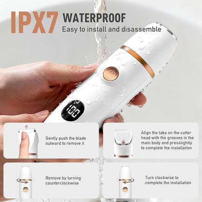 Crolanli Bikini Trimmer for Women, 3-in-1 Electric Razors for Women, IPX7 - Image 5