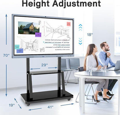 Smart Board Stand for 60-100 Inch Interactive Whiteboard, Mobile Stand - Image 4
