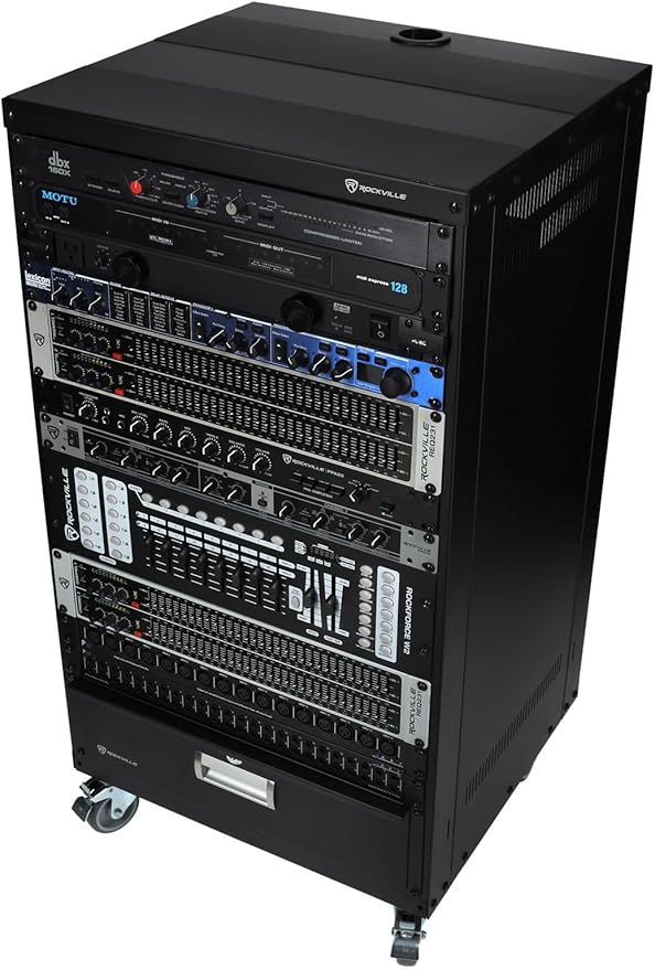 Rockville RR18U 18U Live Sound/Recording Studio Rack Case - Image 5