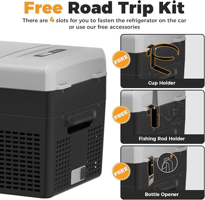 Setpower FC15 Portable 12v Refrigerator, -4℉-68℉ Fast Cooling Car Refrigerator - Image 3