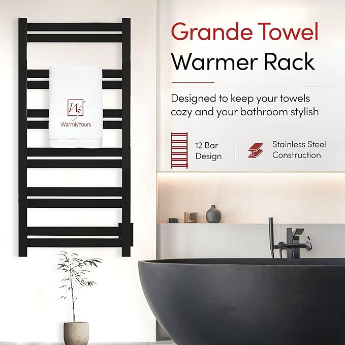 WarmlyYours Heated Towel Warmer - Image 6
