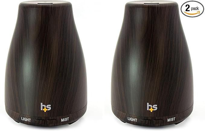 HealthSmart Essential Oil Diffuser, Cool Mist Humidifier and Aromatherapy by HealthSmart