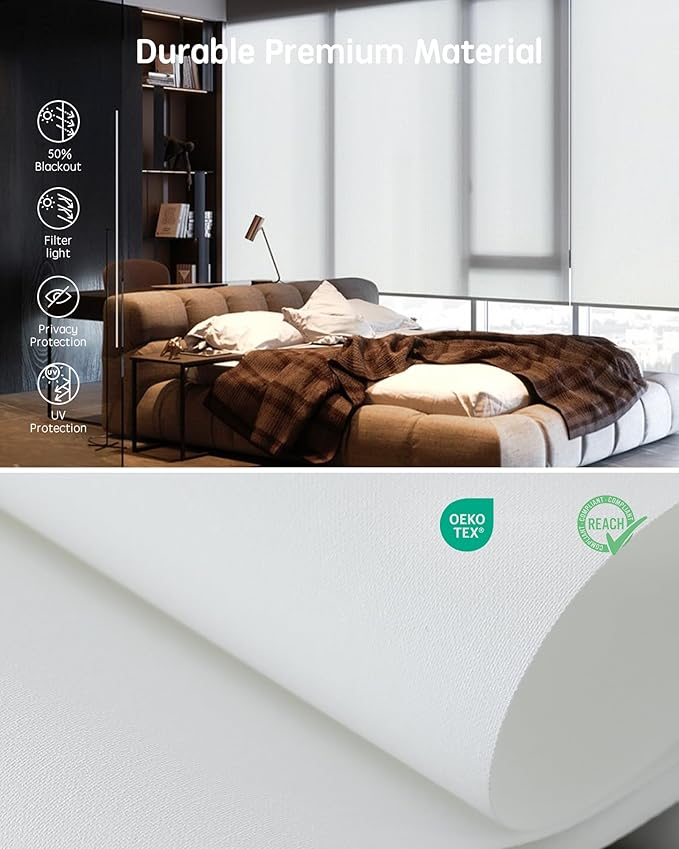 Yoolax Motorized Blinds with Remote, Smart Blinds - Image 6
