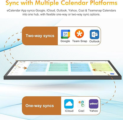 24" Digital Calendar Chore-Chart for-Family-Schedule - Image 5