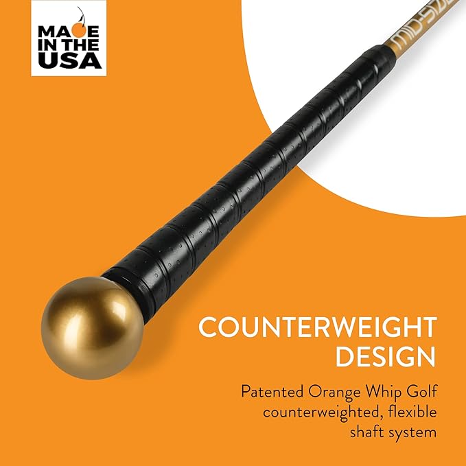 Orange Whip Golf Swing Trainer Aid Patented & Made in USA - Image 2