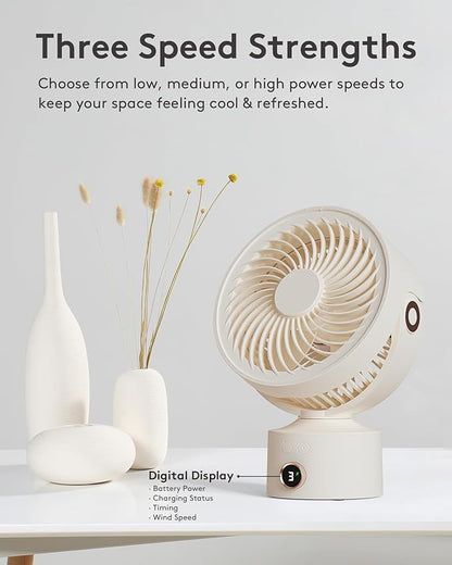 CARONSORT Desk Fan, Small Oscillating Fan - Image 5