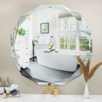 Suidia Bathroom Mirror, Frameless Bathroom Mirror by SuidiaMirror