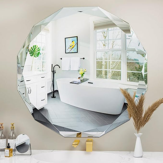 Suidia Bathroom Mirror, Frameless Bathroom Mirror by SuidiaMirror