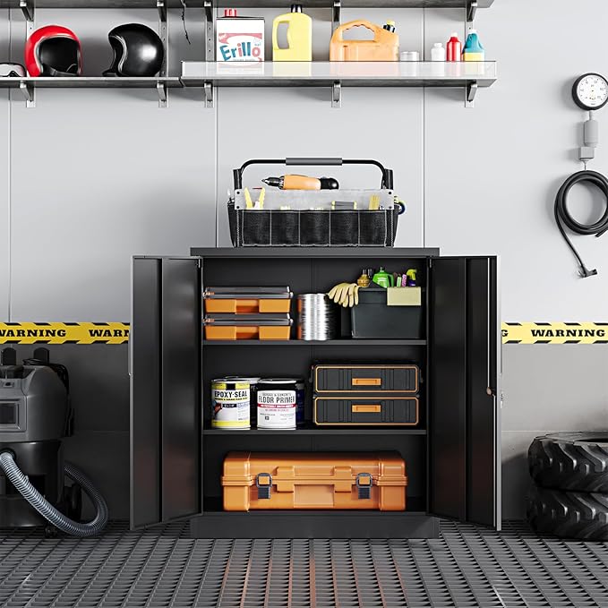 Yizosh Metal Garage Storage Cabinet - Image 6