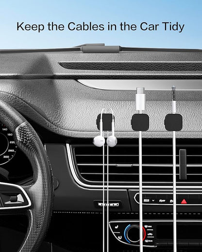 10 Pack Desk Cable Strong Adhesive Management Clips，Organize Phone Charging - Image 6
