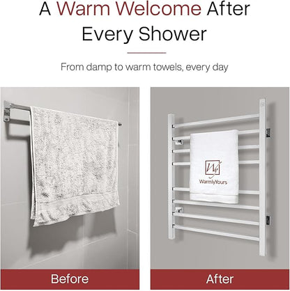 WarmlyYours Heated Towel Rack for Bathroom - Image 6