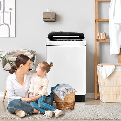 Giantex Portable Washing Machine, 2 in 1 Full Automatic Laundry Washer 1.5Cu.Ft - Image 9