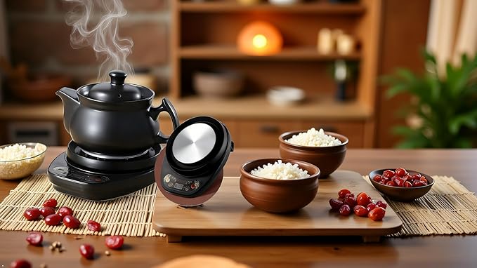110V Fully Automatic Split Decoction Pot Health Ceramic Pot, Used - Image 4