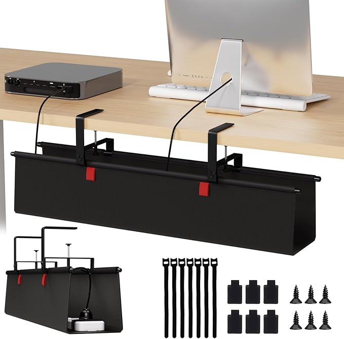 Under Desk Cable Management Tray by JOLENSOY