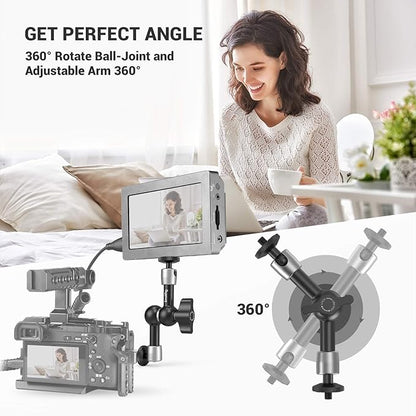 SmallRig 5.5 Inches Adjustable Friction Articulating Magic Arm, - Image 4