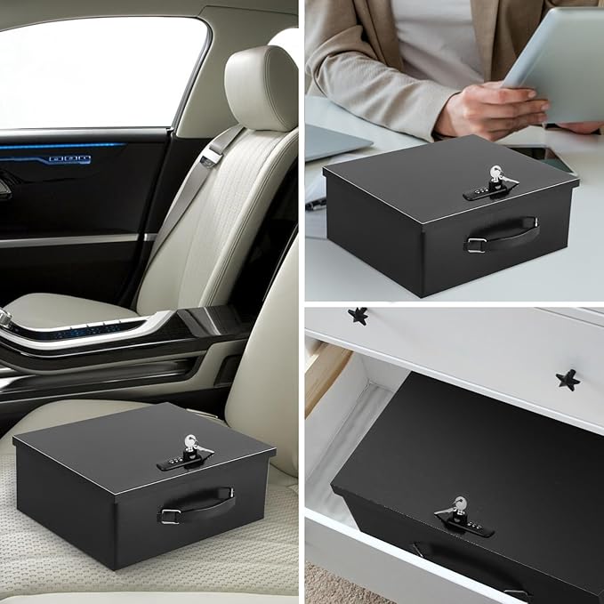 Dalmbox Portable Metal Safe Box - Image 8