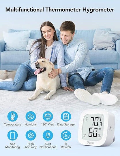 Govee WiFi Thermometer Hygrometer H5103, Indoor Bluetooth Temperature Humidity - Image 6
