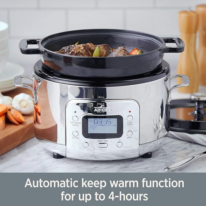 All-Clad 5 Quart 7-in-1 Electric Slow Cooker - Image 6
