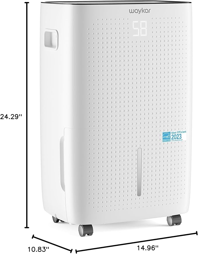 Waykar 150 Pints 7, 000 Sq. Ft Energy Star Dehumidifier - Image 9