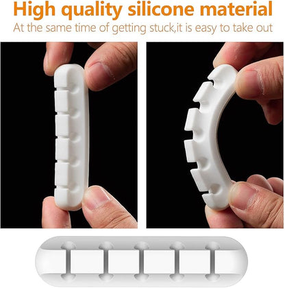 Cord Holder Cable Organizer Clips – Self Adhesive Cord Organizer - Image 5