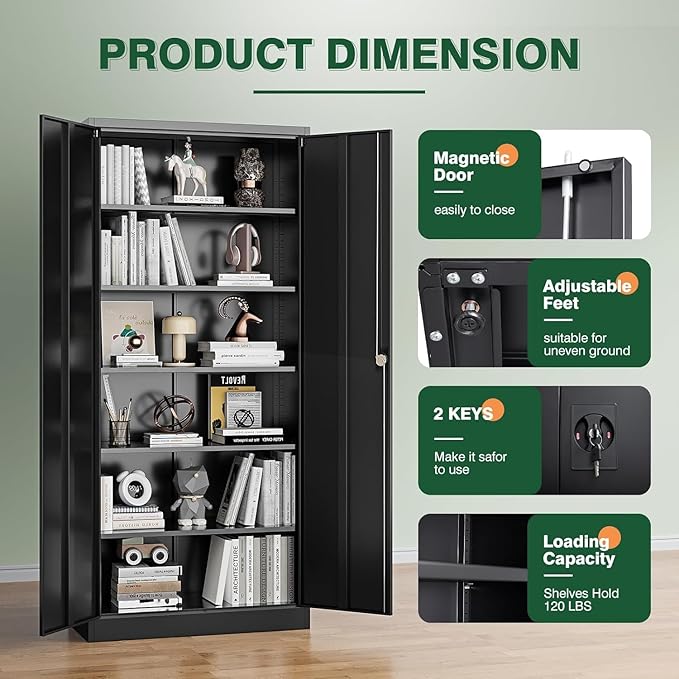 Letaya Metal Garage Storage Cabinets - Image 7