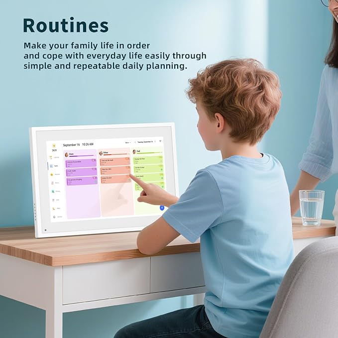 Canupdog 10.1 inch Digital Calendar & Chore Chart, Smart Touchscreen - Image 5