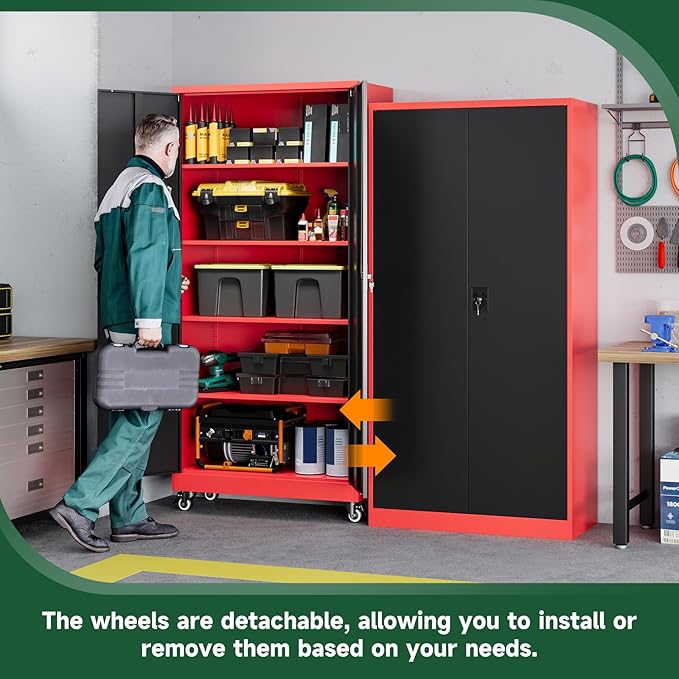 Letaya Metal Garage Storage Cabinets - Image 4