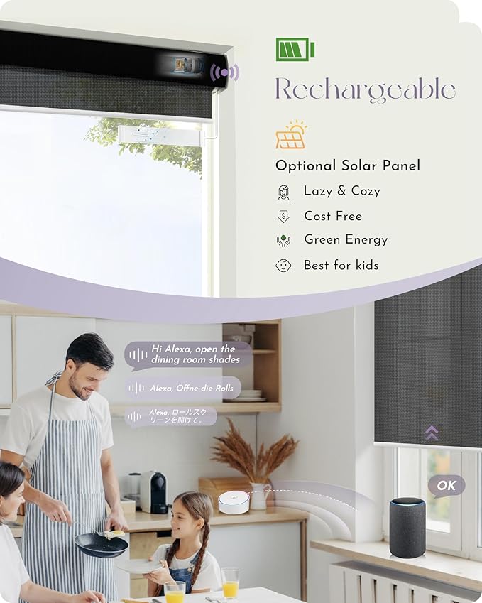 Graywind Motorized Solar Shades Compatible - Image 3