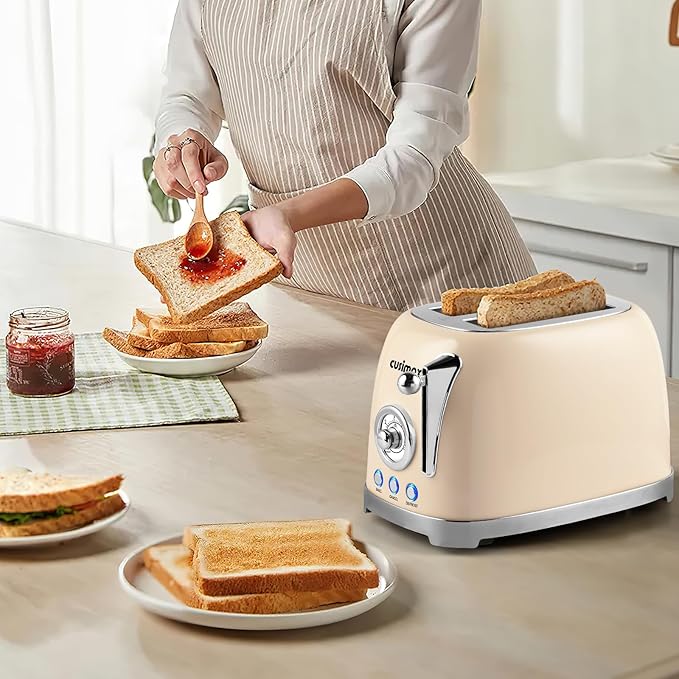 CUSIMAX Toaster 2 Slice with Extra Wide Slots - Image 5