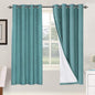 H.VERSAILTEX Linen Blackout Curtains 72 Inches Long 100% Absolutely Blackout by HVERSAILTEX