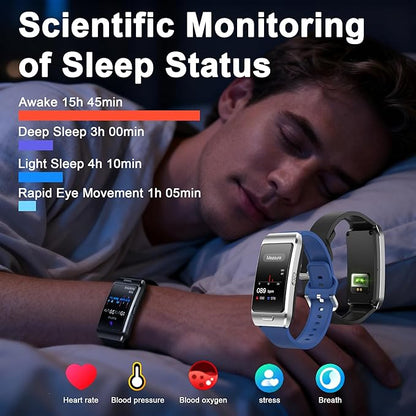 2-in-1 Smart Health Band with Built-in Bluetooth Earbuds, Fitness & Activity - Image 4