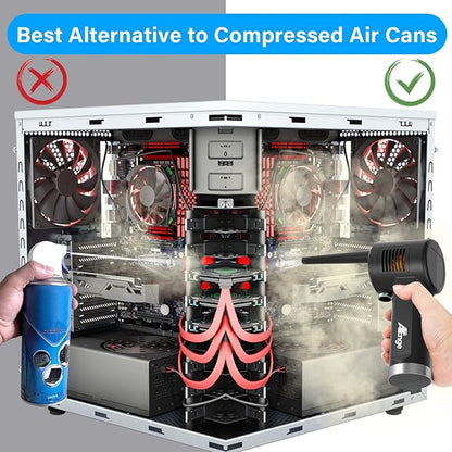 Electric Air Duster, Cordless Air Duster, Rechargeable Compressed Air Duster - Image 3