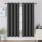 CUCRAF Blackout Curtains 63 inch Length, Room Darkening Thermal Insulated by CUCRAF