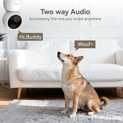 Indoor Camera Wireless, 3K Indoor Camera No Subscription, 360° Motion Detection - Image 6