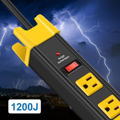 CCCEI Heavy Duty Power Strip Surge Protector - Image 6