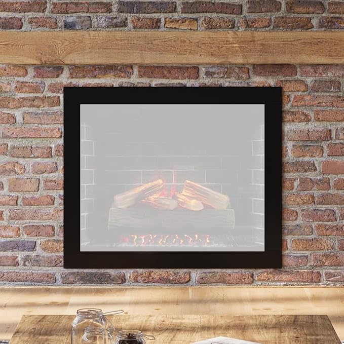 Modern Ember Uptown 33" Inch Electric Fireplace Insert Trim Kit, 3 Inch Trim - Image 3