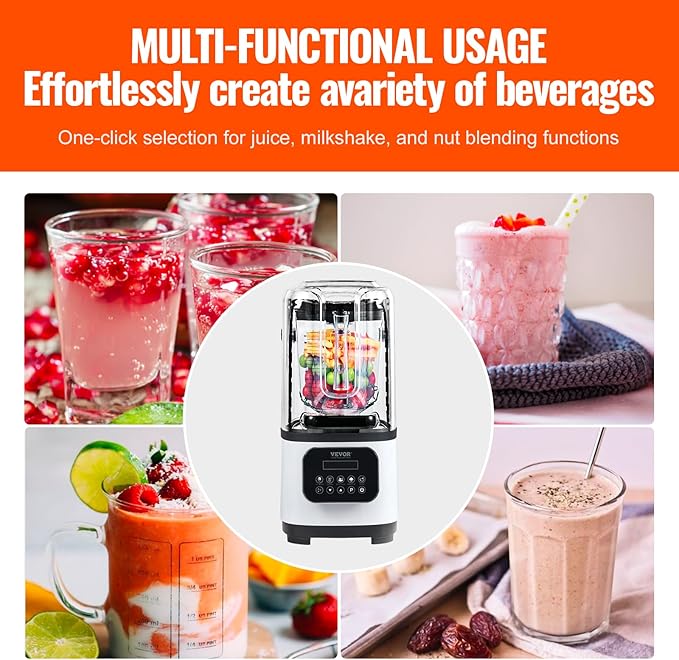 VEVOR Commercial Countertop Blenders - Image 3